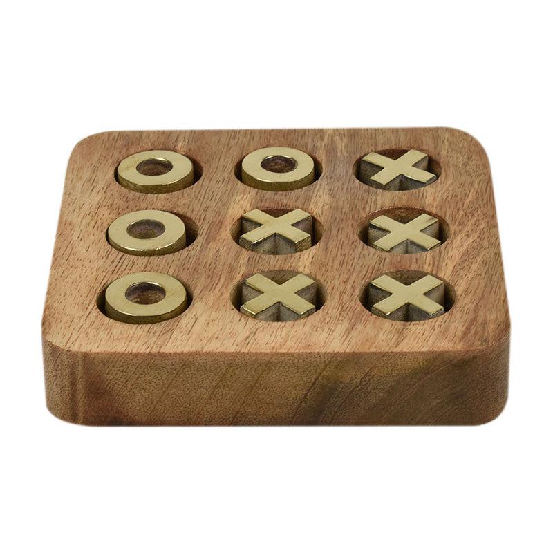 Noughts & Crosses Natural/Gold