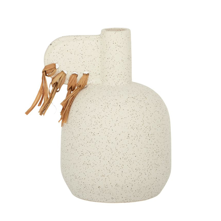 Malevich Ceramic Vase 13.5x12x18cm White