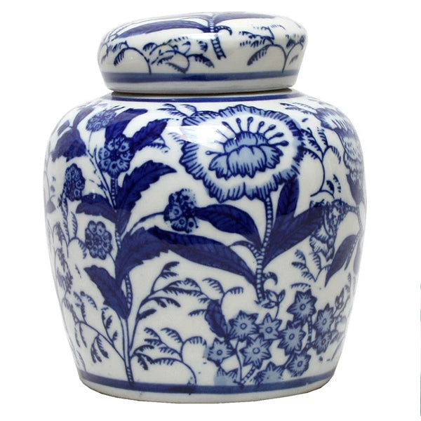 Ginger Jar Botanical Blue & White