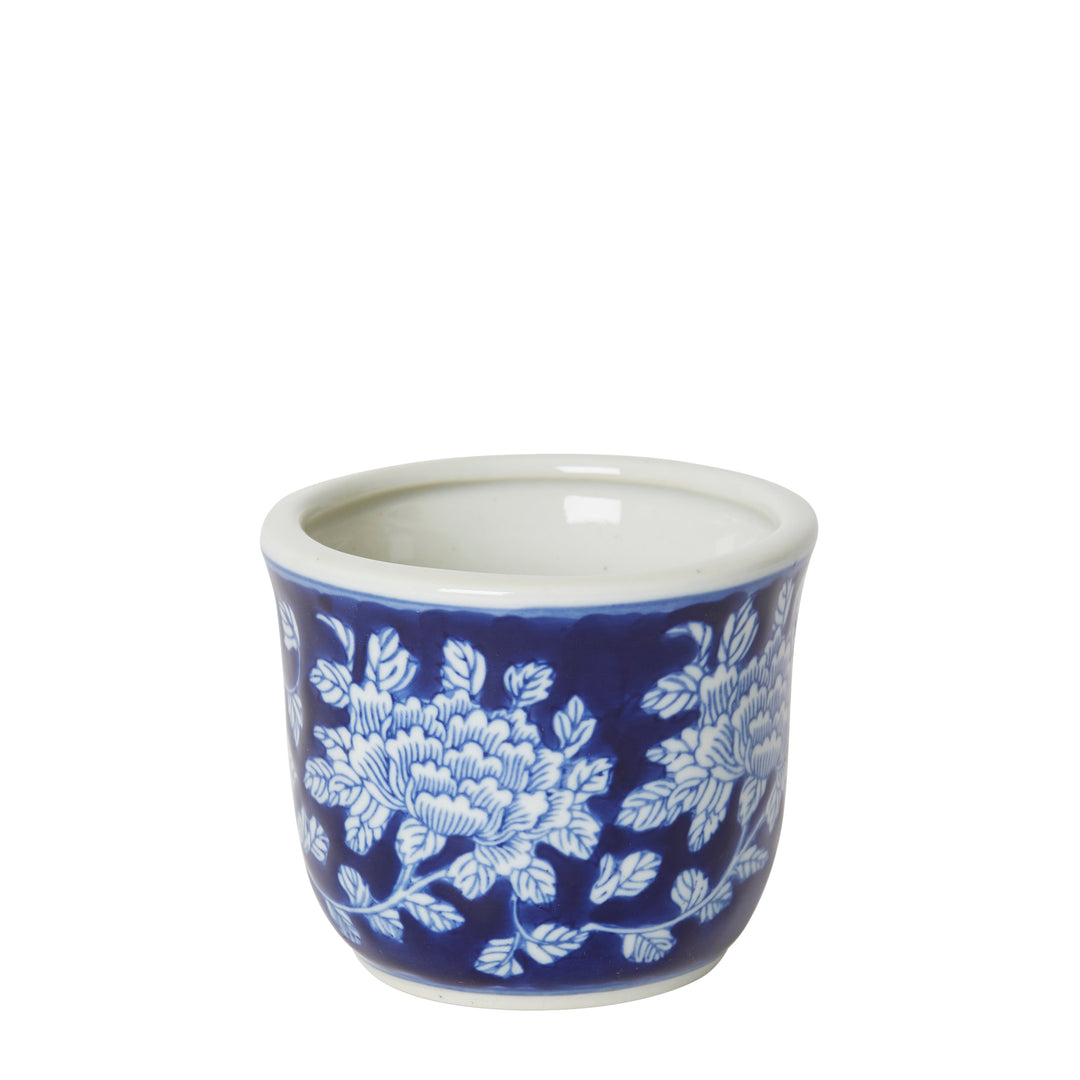 Winifred Pot 10x10x9cm Blue/White