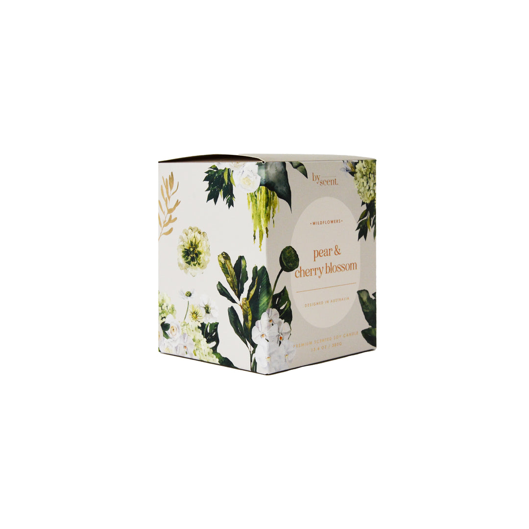 Wildflowers Pear & Cherry Blossom Candle 400g