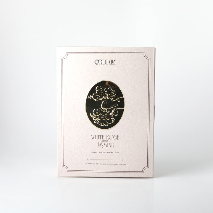 Ceramic Gift Set White Rose & Jasmine
