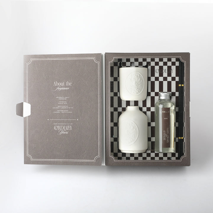 Ceramic Gift Set Salted Caramel & Cashmere