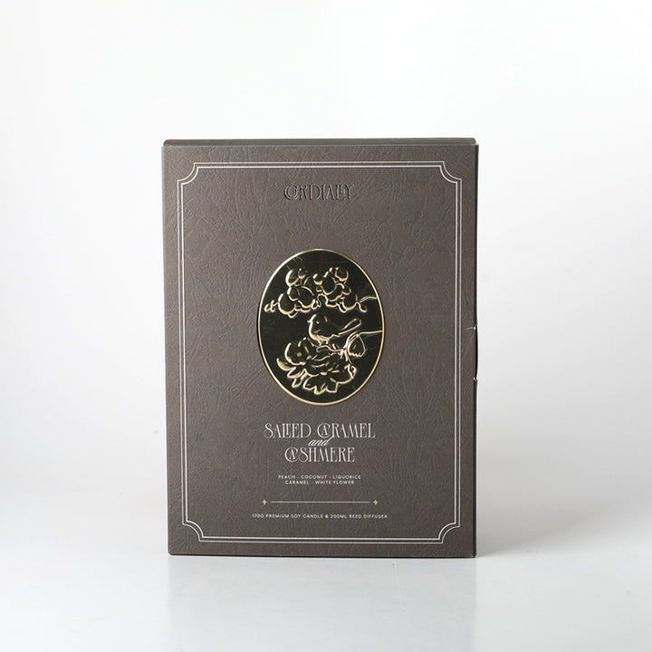 Ceramic Gift Set Salted Caramel & Cashmere