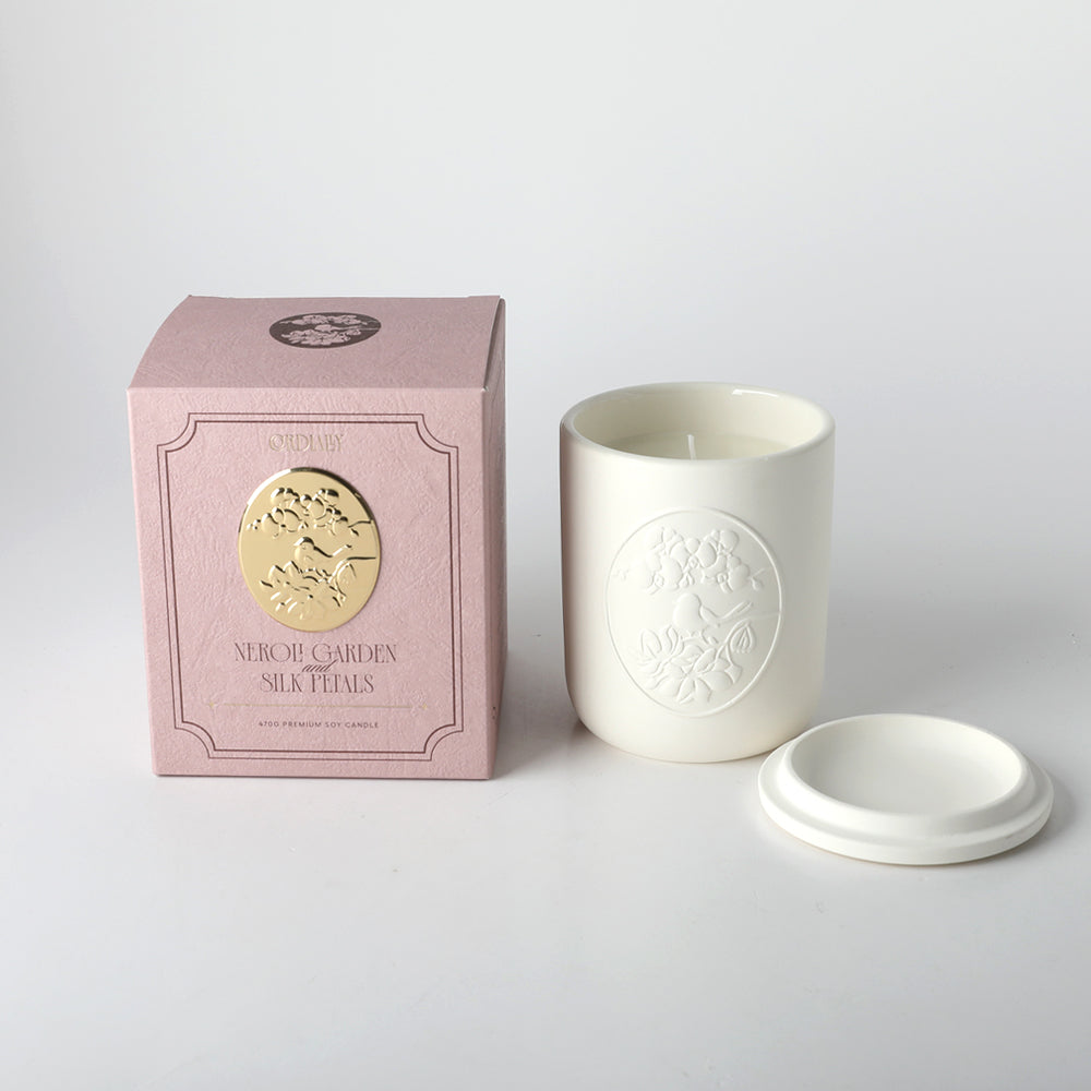 Ceramic Candle Neroli Garden & Silk