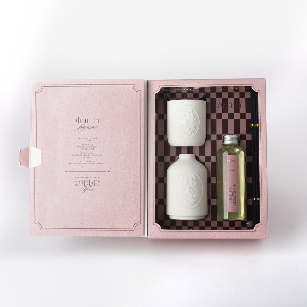 Ceramic Gift Set Neroli Garden & Silk