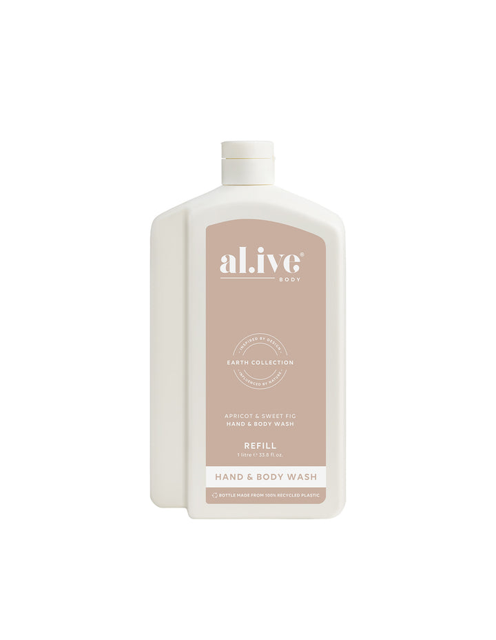 Al.ive Body Hand & Body Wash Refill - Apricot & Sweet Fig