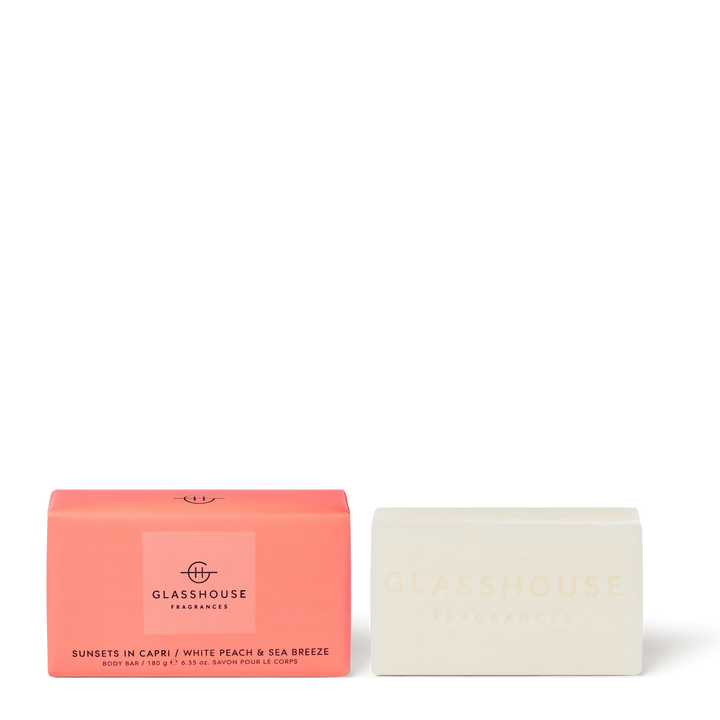 Glasshouse Fragrances 180G Body Bar - Sunsets In Capri