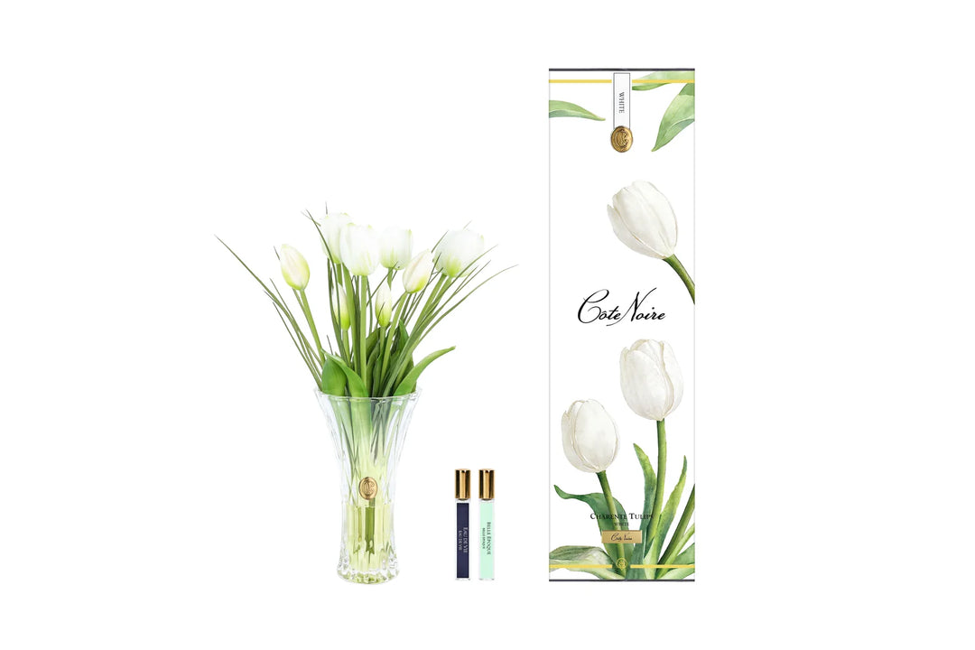 Charente Tulips - White