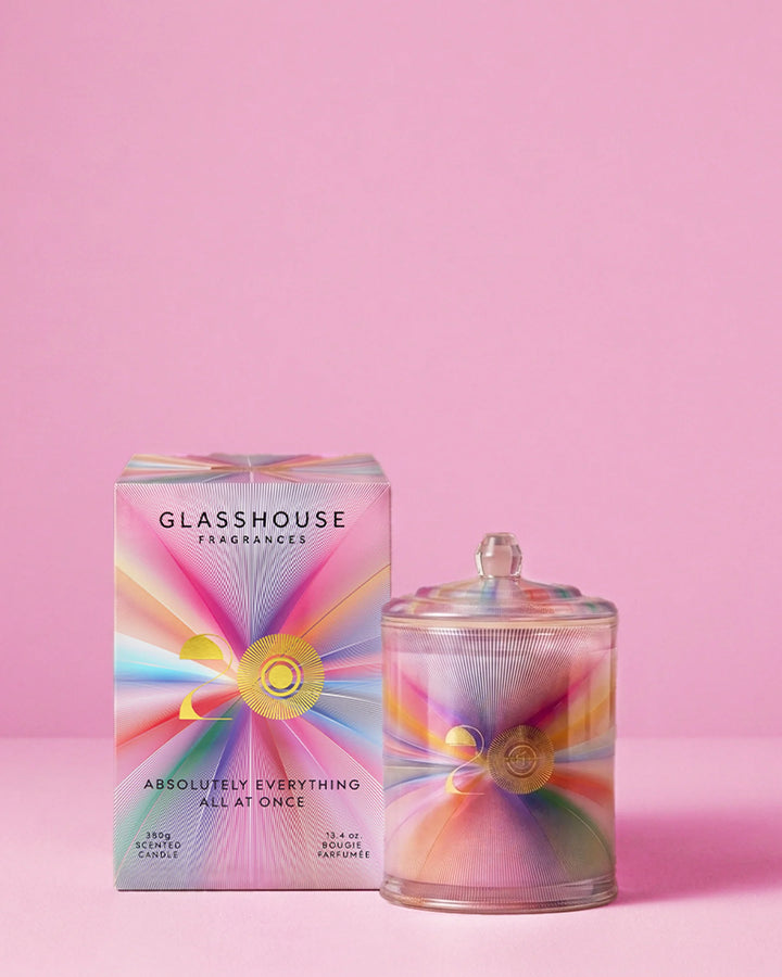 Glasshouse Fragrances 380g Candle - 20 Year Anniversary Candle - 26