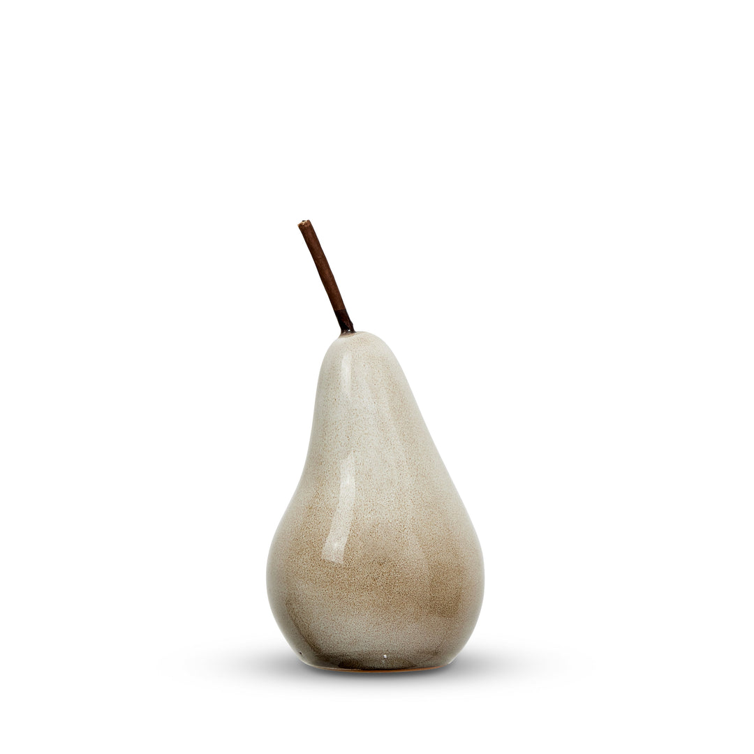 Bosc Pear Small Taupe 18cm