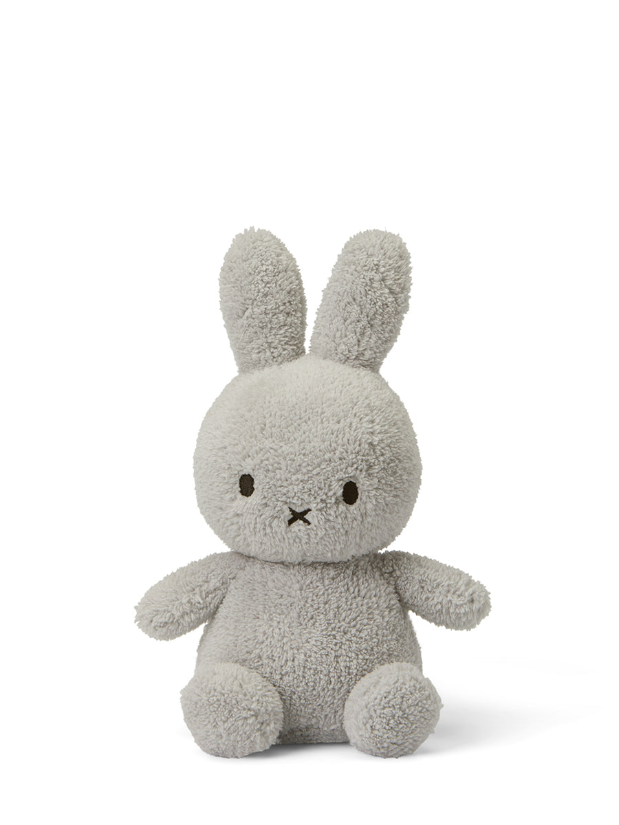 Miffy Sitting Terry Light Grey - 23 cm - 9"
