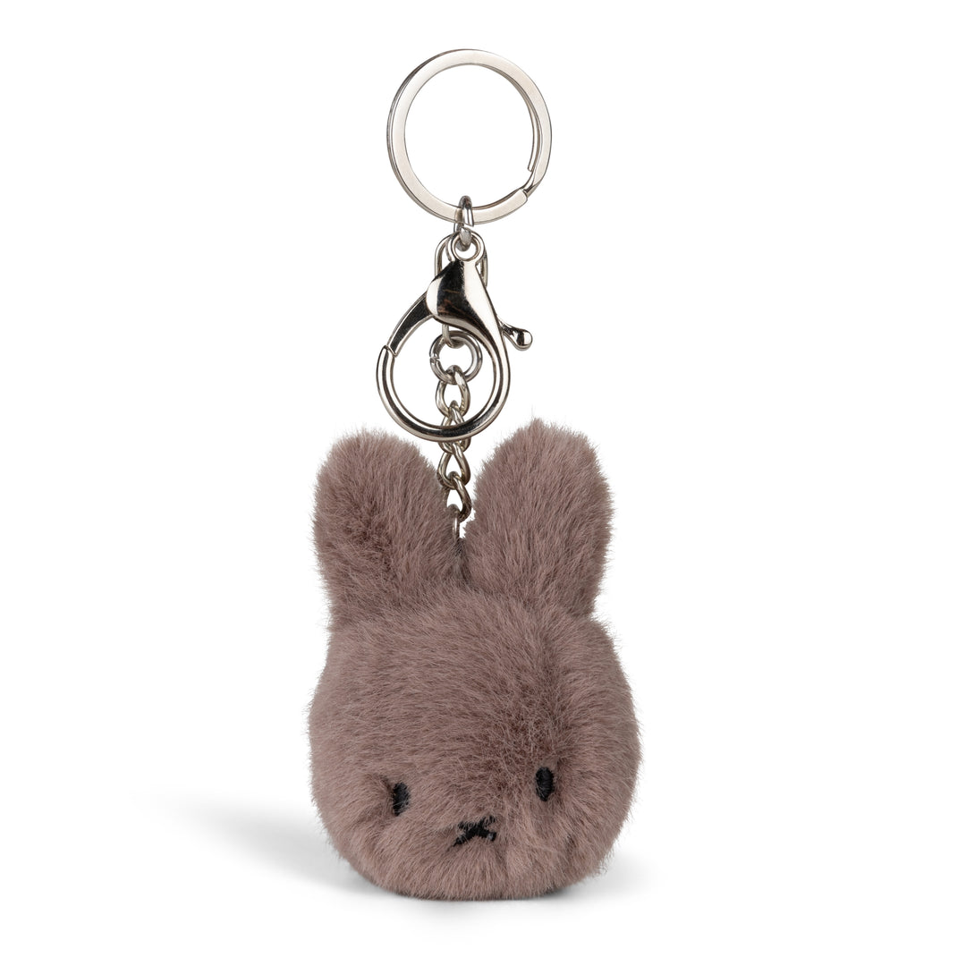 Miffy ECO Fuzzy Keychain Taupe - 8 cm - 3"