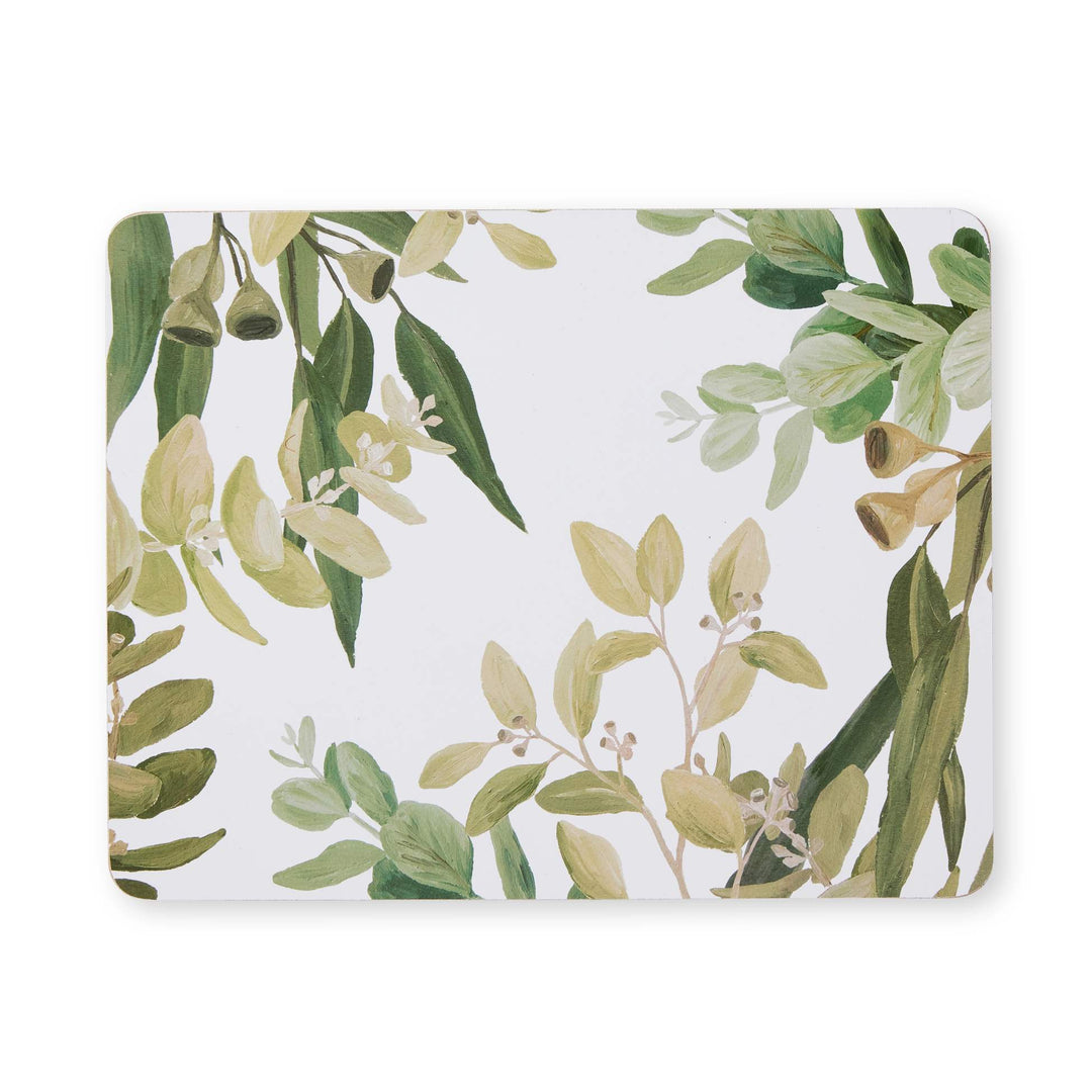 Franklin Green Rectangle Placemat Set 4