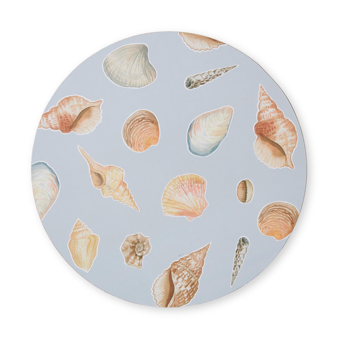 Shelly Beach Round Placemat Set 4
