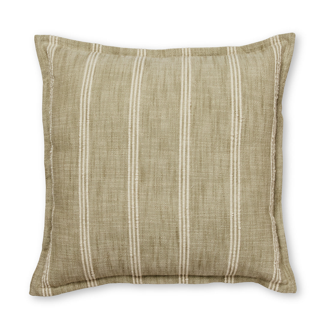 Munro Green Stripe Cushion 50Cm