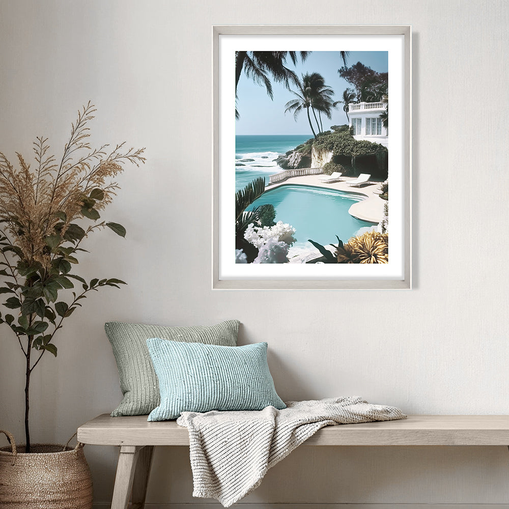 Framed Print Frangelico White Angled Frame 57.4 x 81.2cm