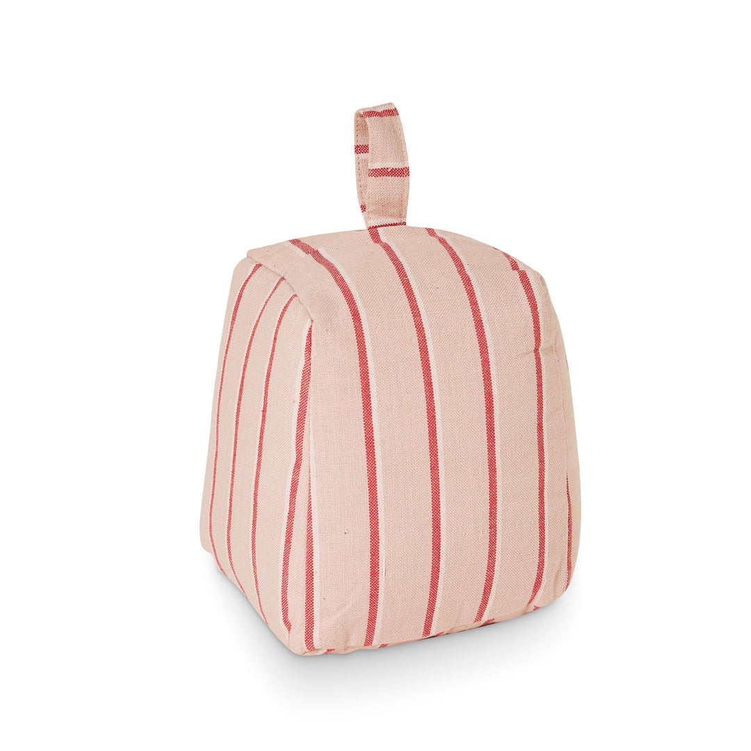 Sadie Pink Stripe Door Stop L14Xw14Xh15cm