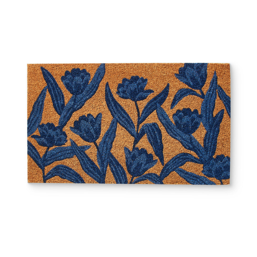 Tulip Blue Doormat 45X75cm