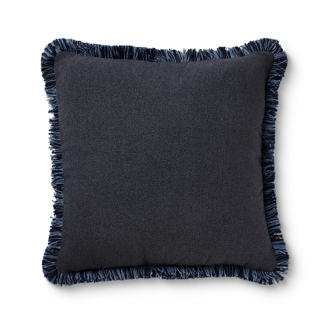 Margot Navy Fringe Cushion 50X50cm