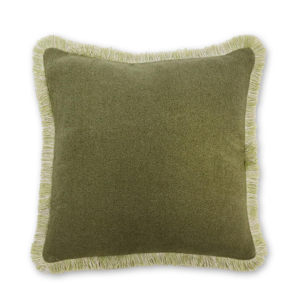 Margot Moss Fringe Cushion 50X50cm