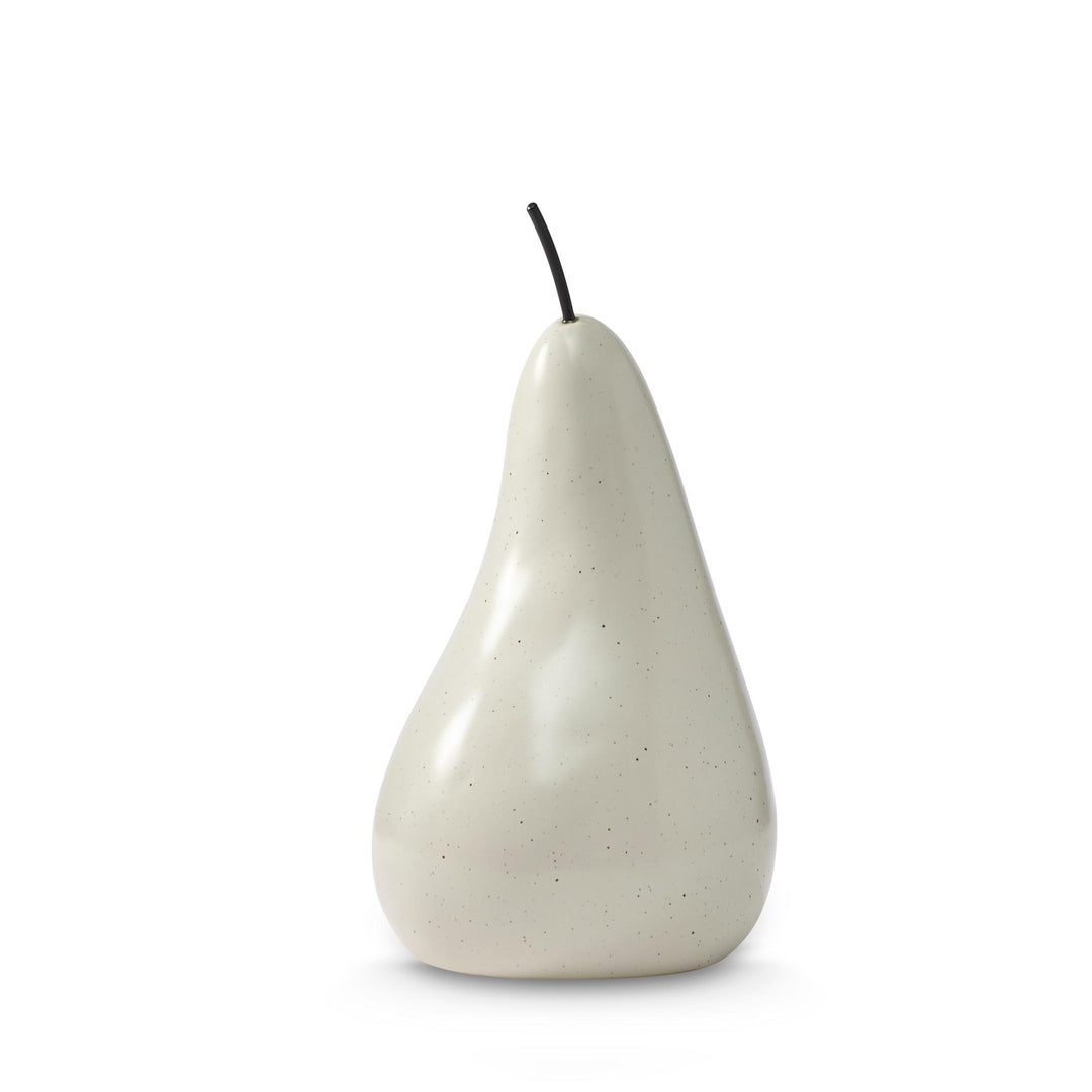 Pear Off White Large 12X22cm