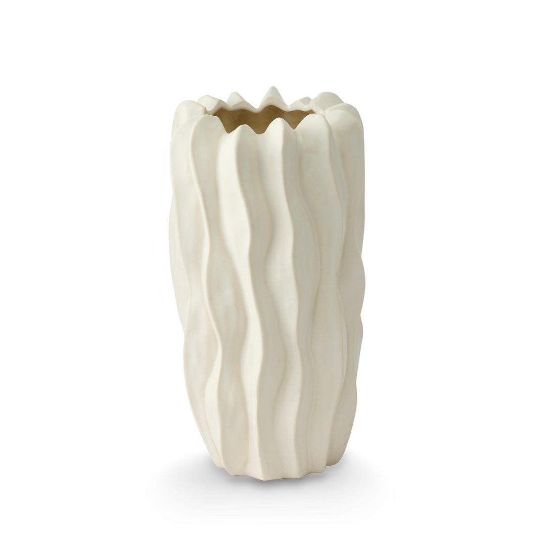 Porto Matte White Large Vase D19.5X34cm
