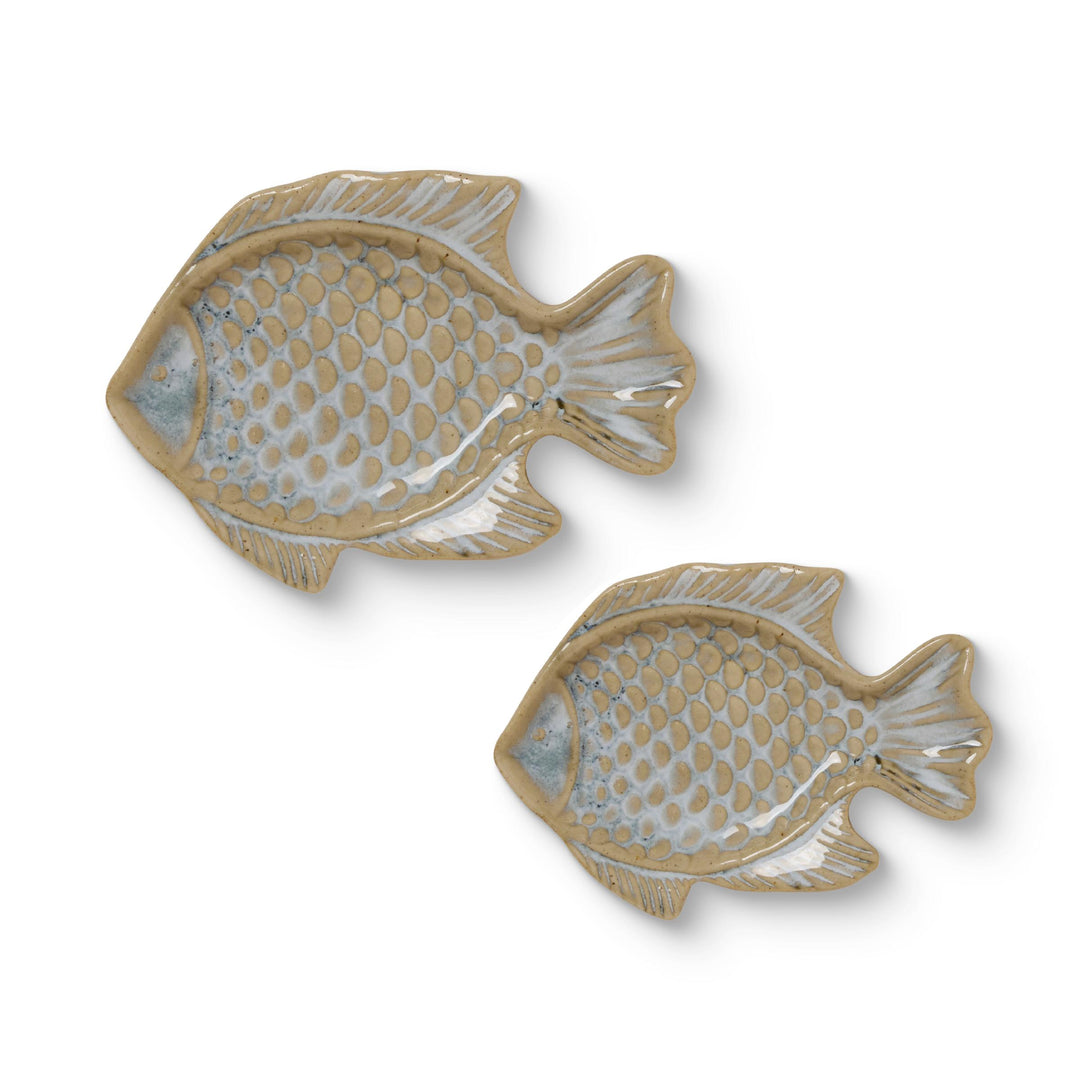 Angelfish Blue Plate Set 2