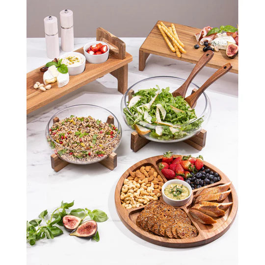 Gather Large Glass Salad Bowl