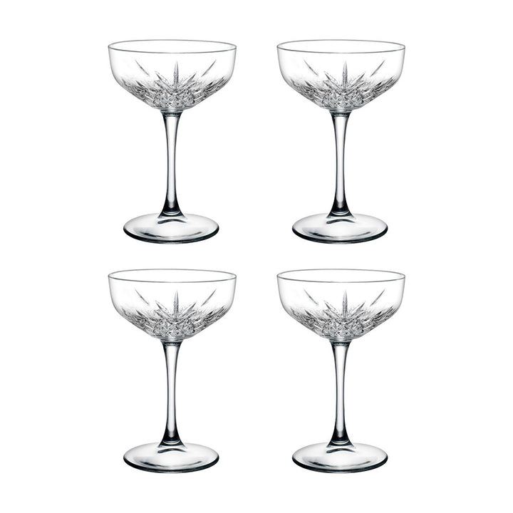 Pasabahce Timeless Champagne Saucer Set of 4 255mL