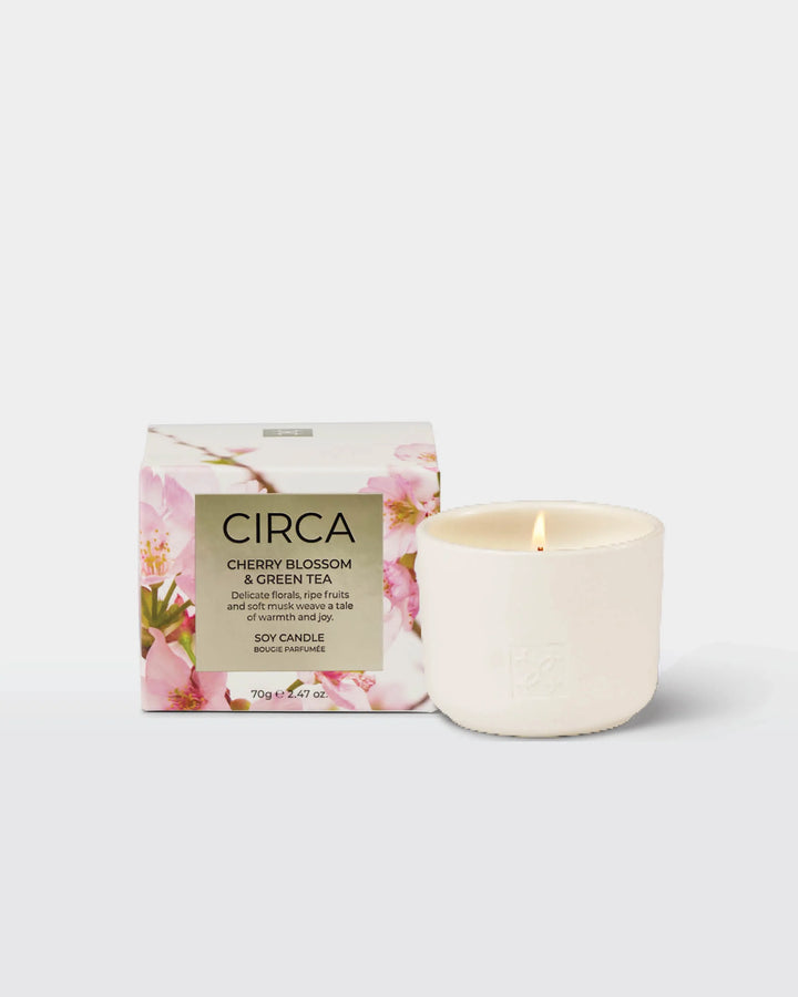 Circa 70G Candle Cherry Blossom & Green Tea