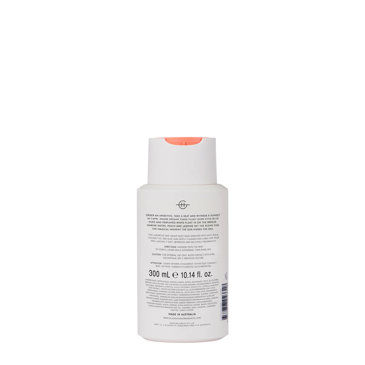 Glasshouse Fragrances 300ml Body Wash - Sunsets In Capri