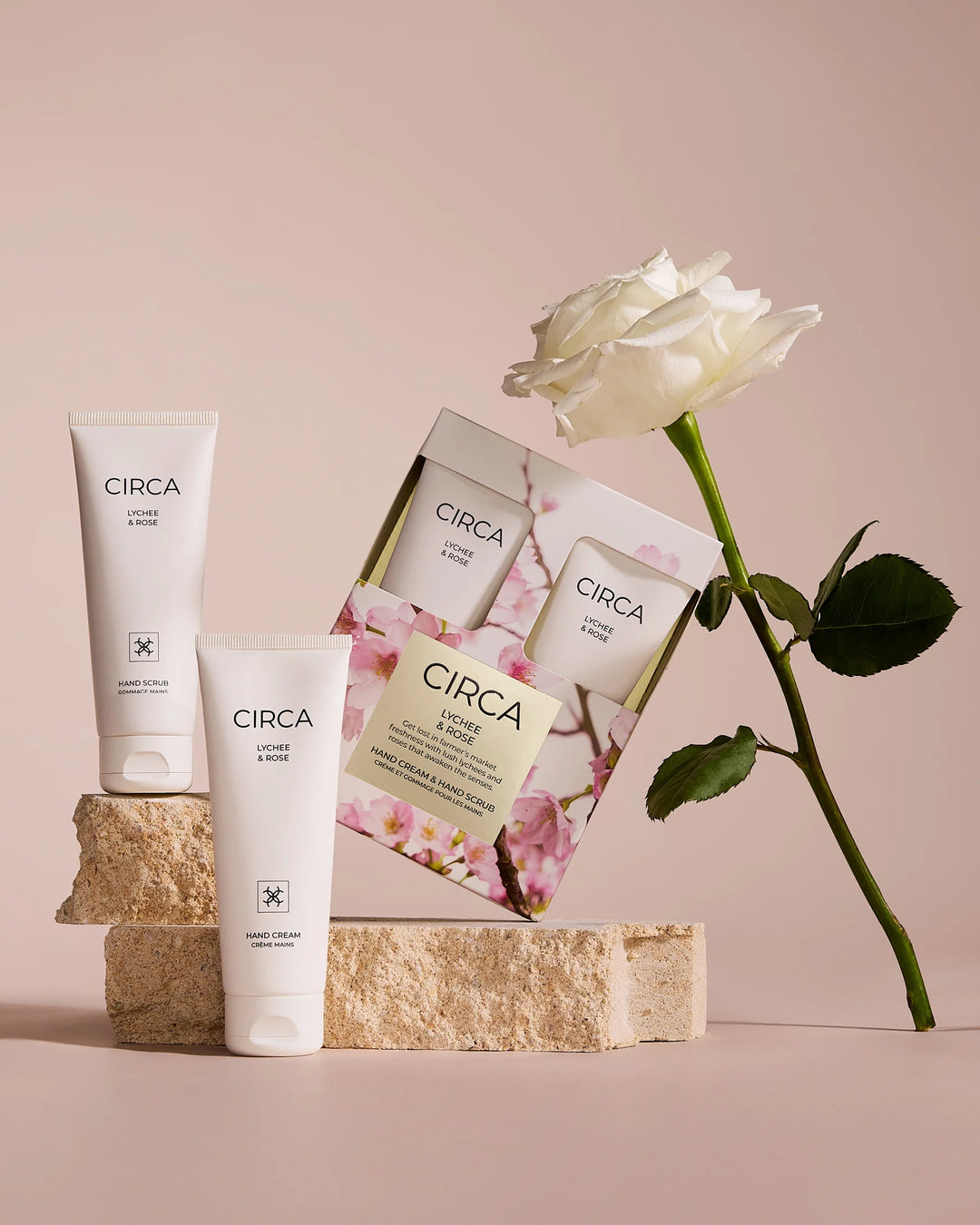 Circa 150Ml Hand Care Gift Set (75Ml Hand Cream, 75Ml Hand Scrub) - Mother'S Day - Lychee & Rose - 26