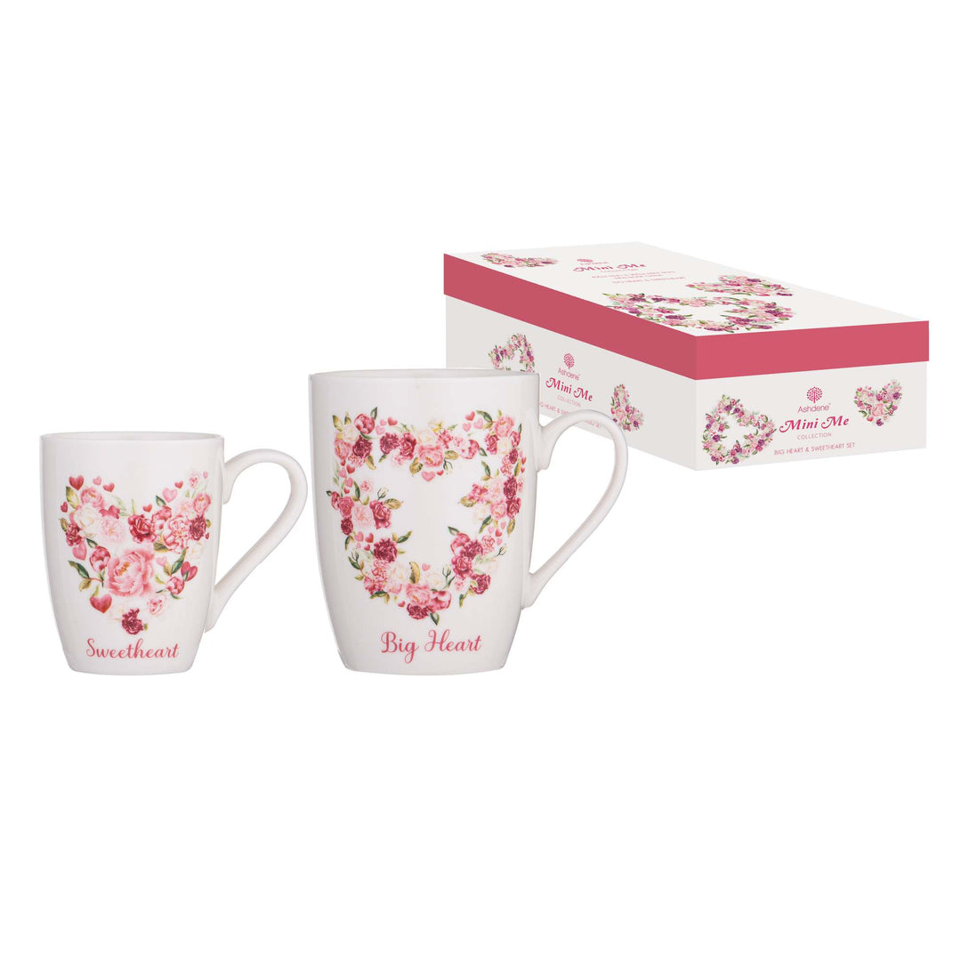 Mini Me Heart 2 Piece Mug Gift Set