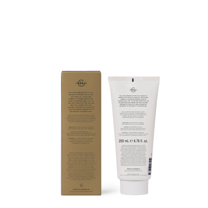 Glasshouse Fragrances 200ml Body Lotion - Kyoto In Bloom