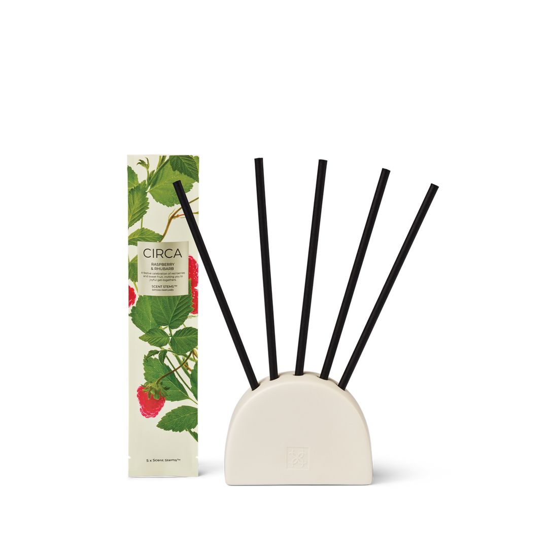 Circa Replacement Scent Stems - Christmas - Raspberry &amp; Rhubarb