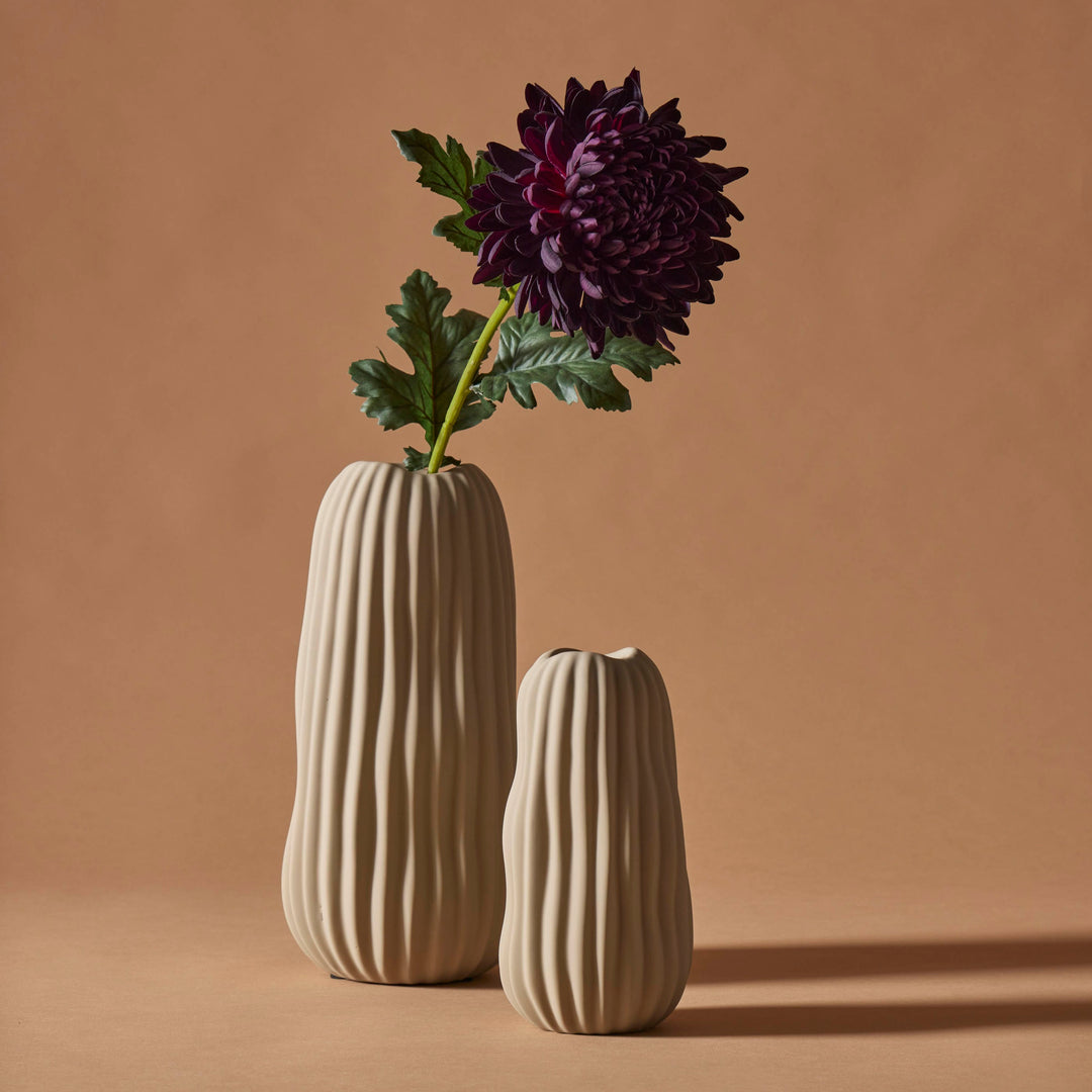 Chrysanthemum Stem (RT) 20x20x74cm Purple/Black