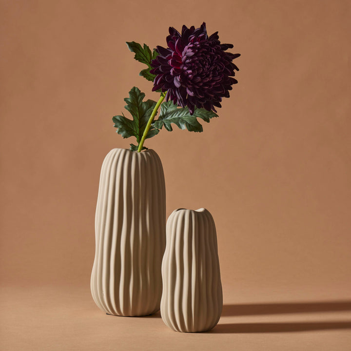 Chrysanthemum Stem (RT) 20x20x74cm Purple/Black