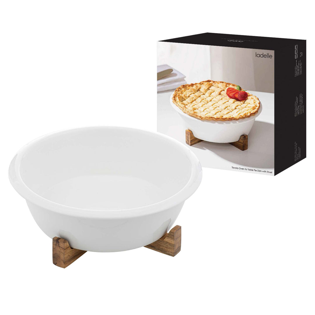 Tavola Oven To Table Pie Dish With Trivet