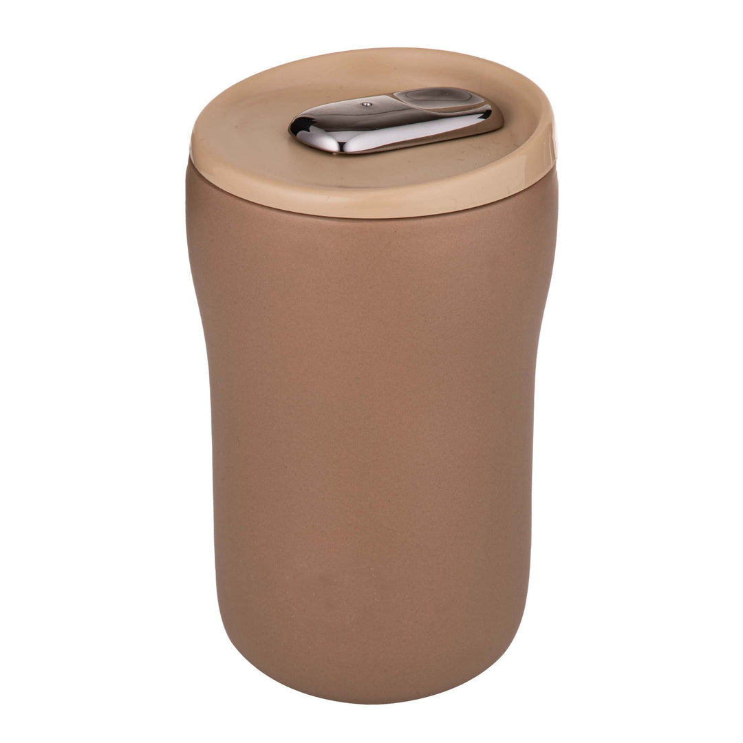 Eco Brew II Fawn Double Wall Ceramic Travel Mug