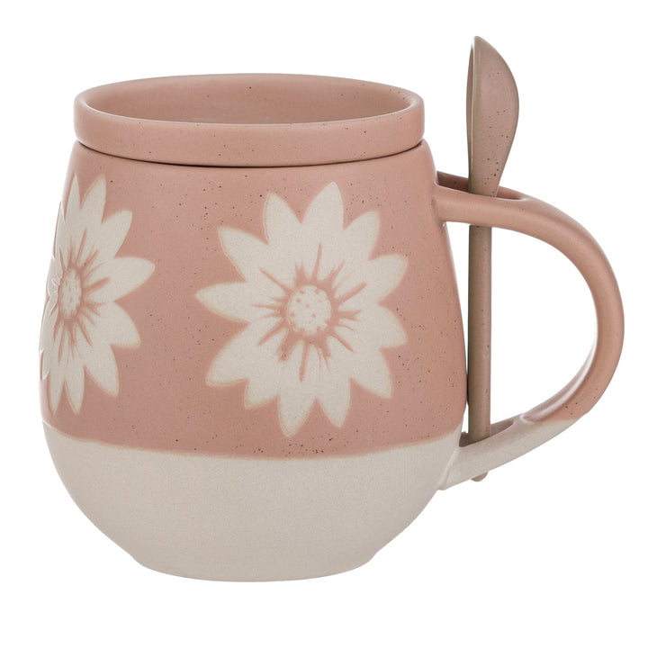 Eloise Mug Coaster Spoon Set Pink