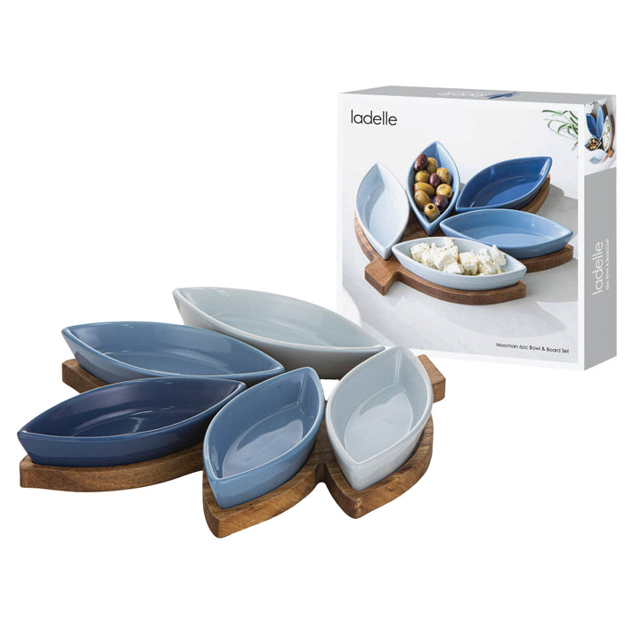 Mossman 6pc Bowl & Board Set