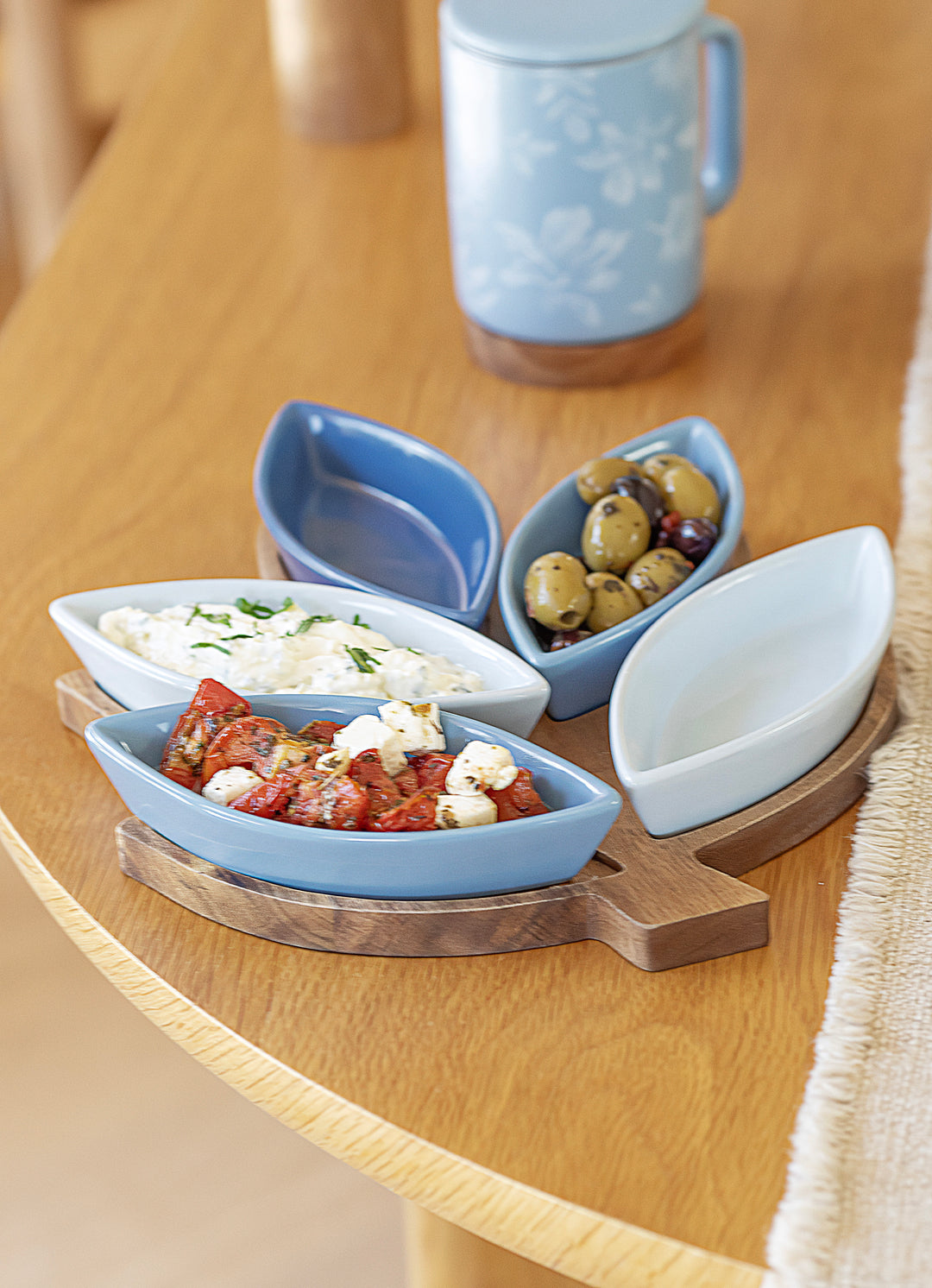 Mossman 6pc Bowl & Board Set