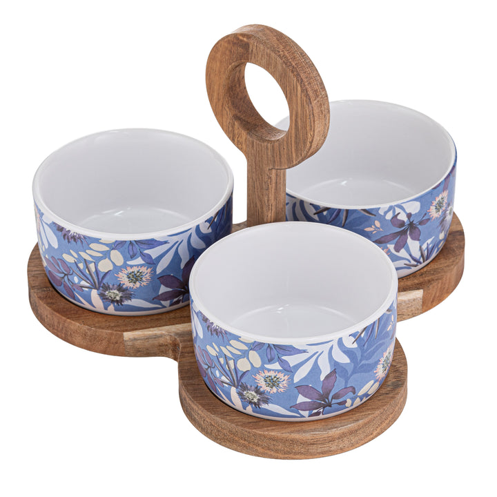 Mossman 4pc Bowl & Tray Set