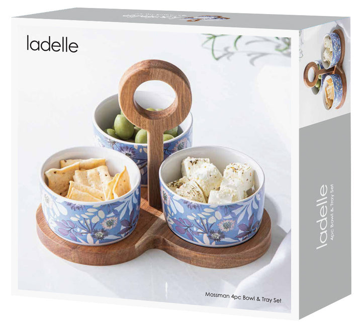 Mossman 4pc Bowl & Tray Set