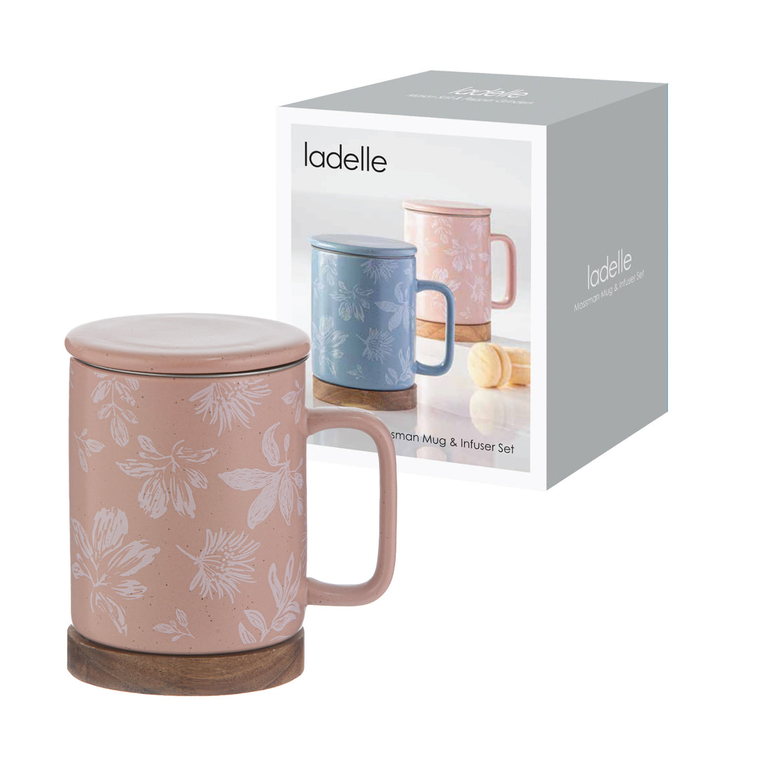 Mossman Mug & Infuser Set Blush