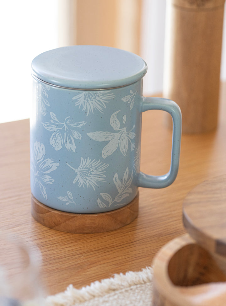 Mossman Mug & Infuser Set Blue