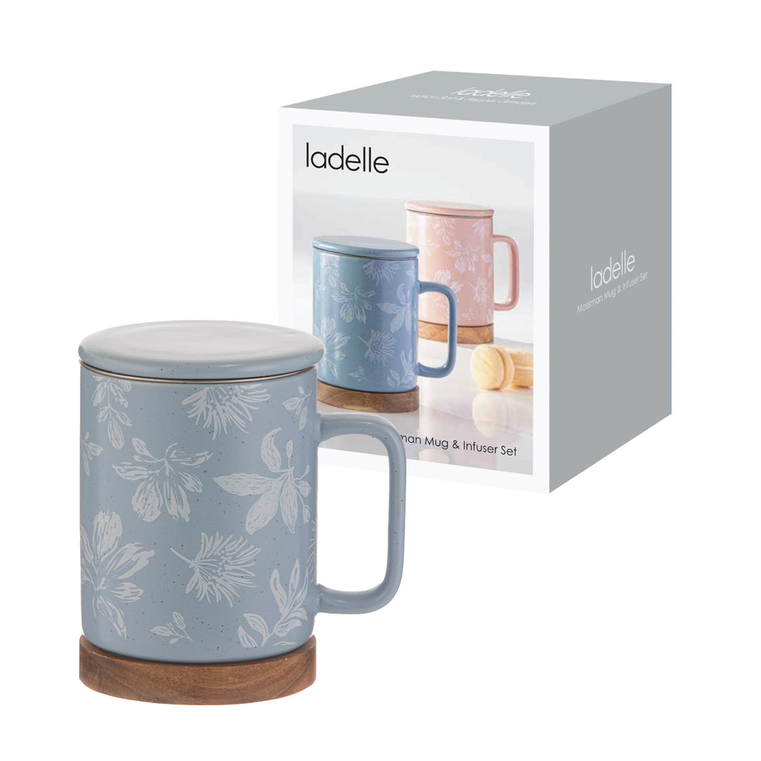 Mossman Mug & Infuser Set Blue