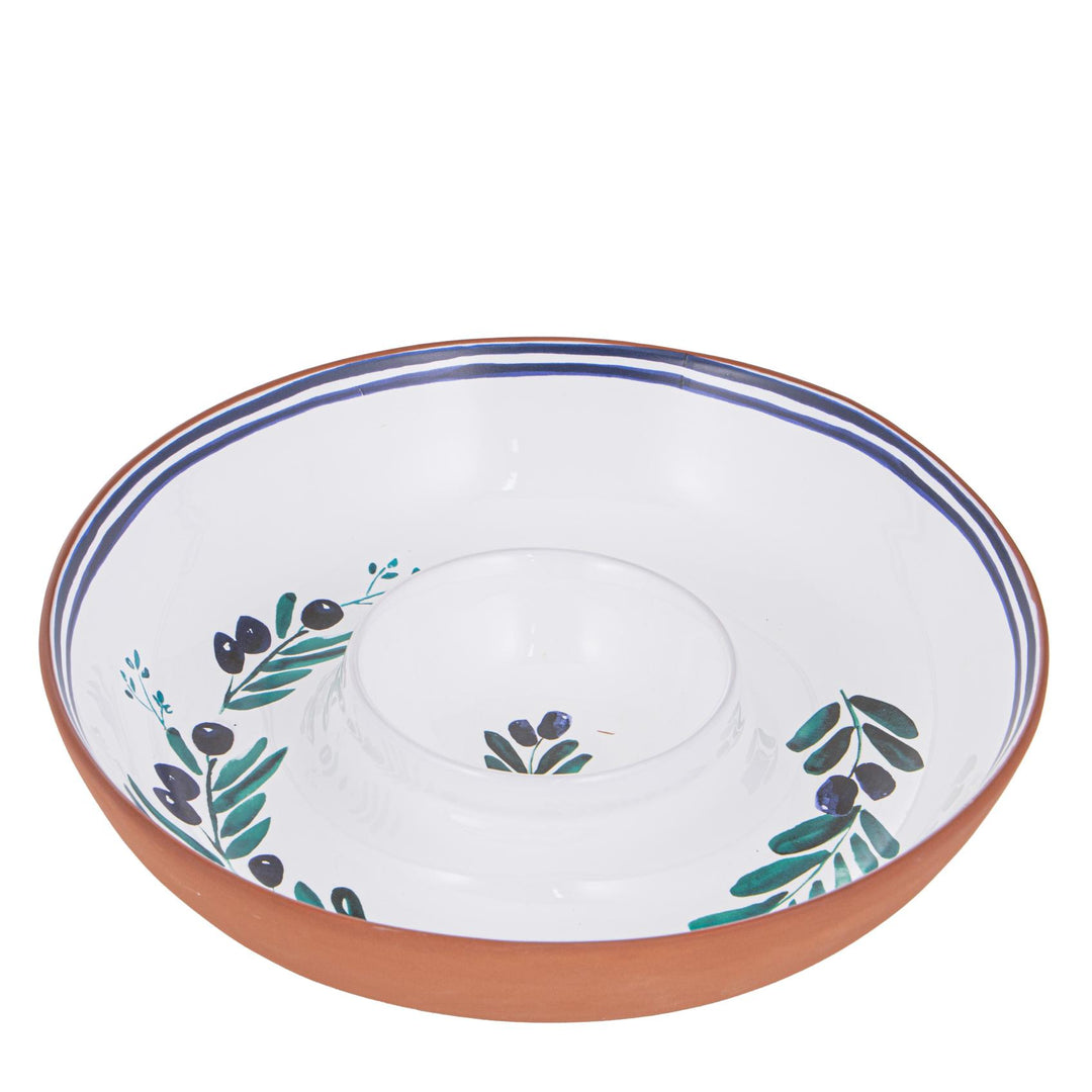 Riviera Chip & Dip Bowl 32x32x7.5cm