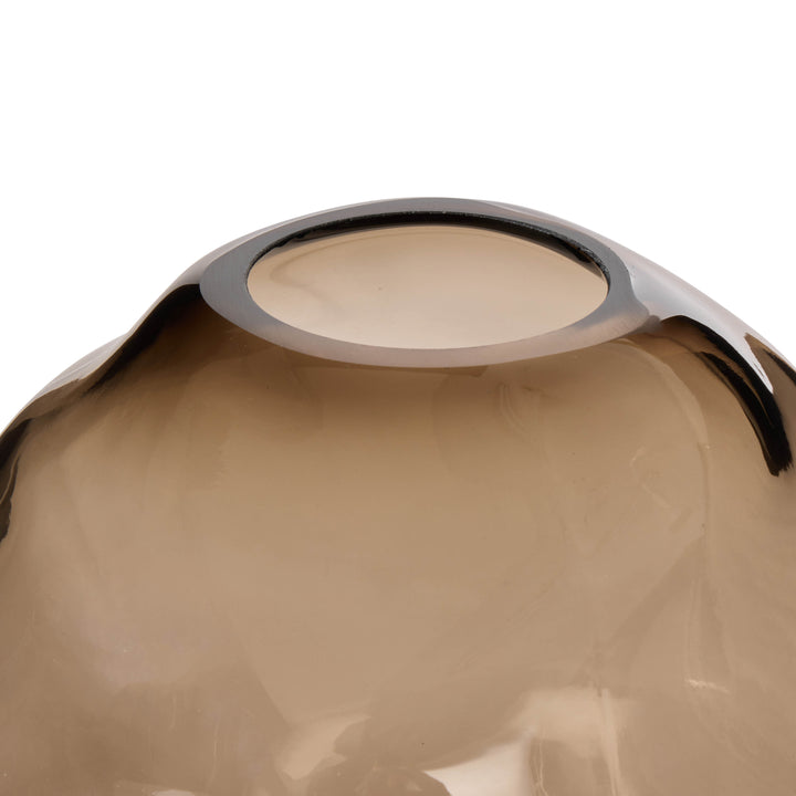 Miya Vase 21x21x20.5cm Brown